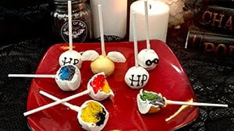 Harry Potter Sorting Hat Cake pops