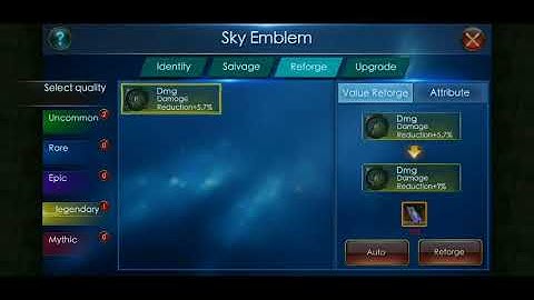 How to get Conqueror Emblem | Reforge Sky wings emblem | Legacy of discord