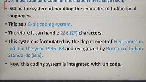 Representing Characters in memory, in Tamil, Part 16, Chapter 2, Number System, A. Jaya Mabel Rani.
