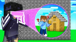 Using X-RAY VISION to Cheat in HIDE and SEEK Minecraft!