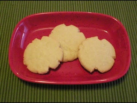 Almond Butter Shortbread Cookies