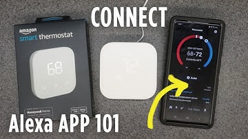 Connecting ALEXA App - AMAZON Smart Thermostat | 7-day Programming & INSTALL Wi-Fi