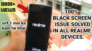 All Realme screen is black or frozen screen solution by SHADY !