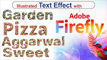 Text Effect with Adobe Firefly