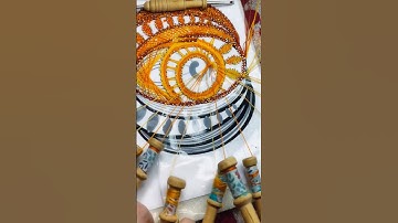 Netizens shared the process of weaving lace, no wonder handmade lace used to be a luxury item#shorts