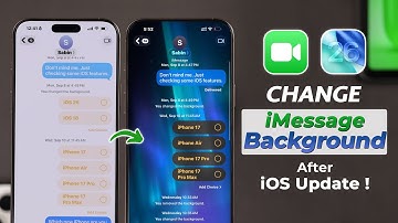 iOS 26: How to Change iMessage Background on iPhone! [Set Own Photo]