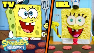 SpongeBob Cooks 10,000 Krabby Patties IRL! 🍔 | &quot;Fear of a Krabby Patty&quot; Recreation