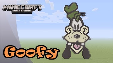 Minecraft: Pixel Art Tutorial and Showcase: Goofy (Disney)