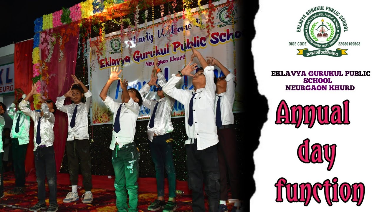 CLASS 2ND BOYS DANCE EKLAVYA GURUKUL NEURGAON KHURD ANNUAL DAY PROGRAM 2025 GRAND