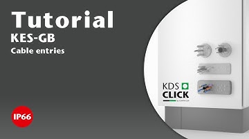 Tutorial: Mounting instructions cable entry system KES-GB