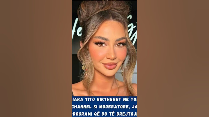 KIARA RIKTHEHET NE TOP CHANNEL PER TE PREZANTUAR NJE EMISIN VEROR!😜🤗💕 #luizejlli #kiaratito #luki