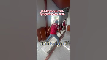 Hướng dẫn cách ốp cột bằng tấm Nano trong thi công nhà Panel 0917865369 #nhalapgheptampanel
