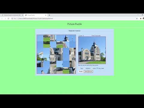 Picture Puzzle In JavaScript With Source Code | Source Code & Projects