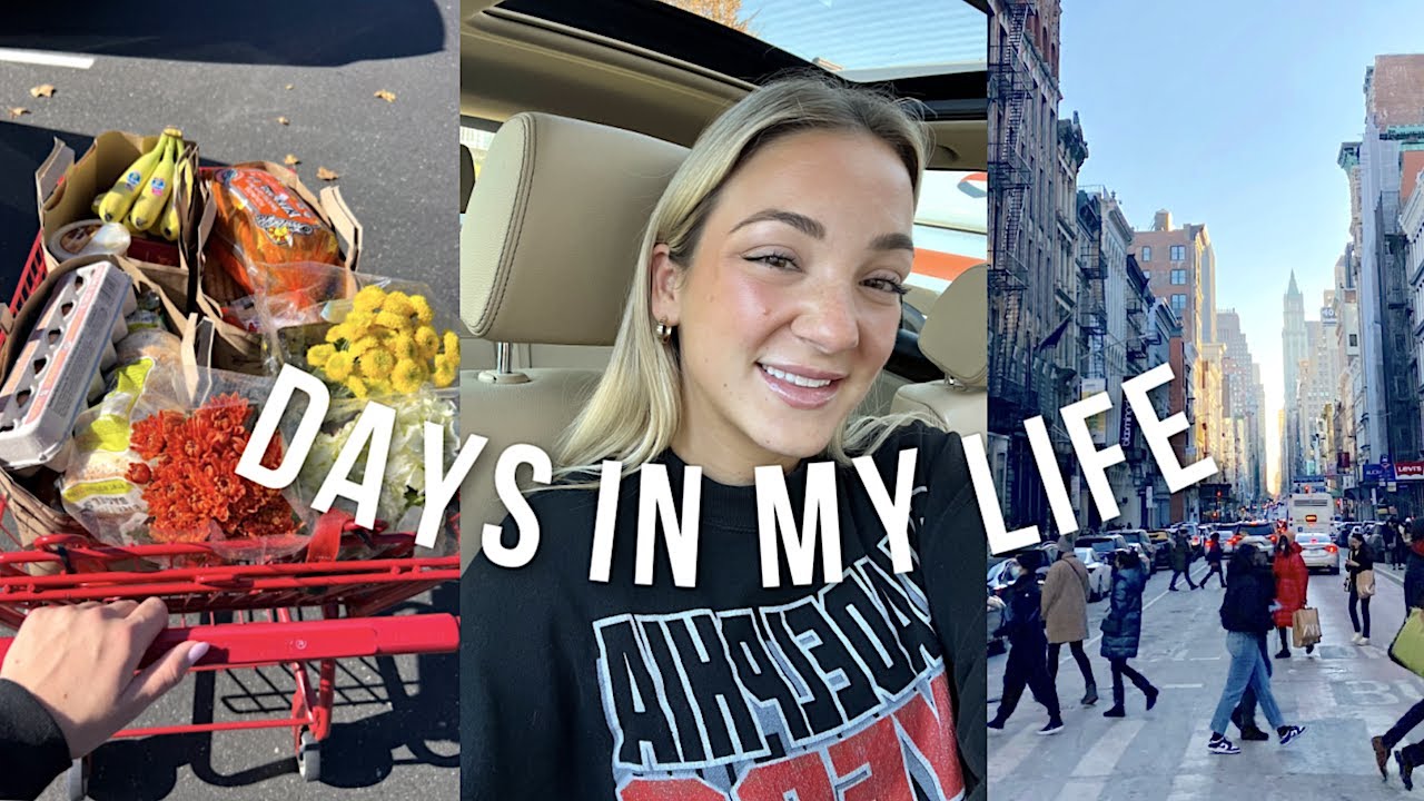 VLOG: getting lip filler, trader joes haul + last minute NYC trip !