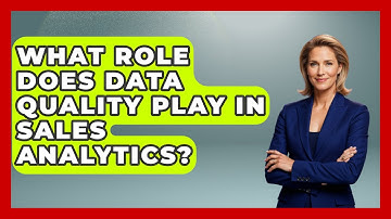 What Role Does Data Quality Play in Sales Analytics? | Sales Pro Blueprint News