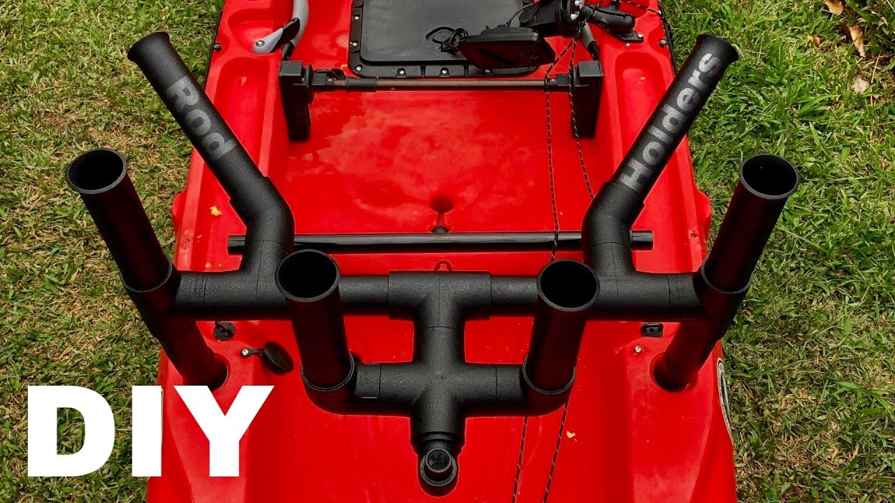 The ULTIMATE DIY rod holders  PVC, Rocket launcher rod holders, Kayak  mods, offshore rod holders 