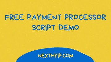 Free Payment Processor Script Demo || Buy Payment Processor Script || Nexthyip