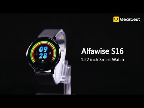 Alfawise S16 HD Color Display Blood Pressure Heart Rate Smart Watch - Gearbest.com