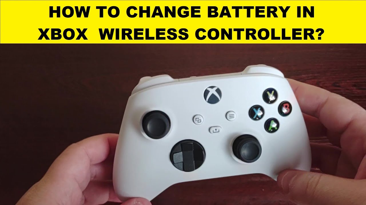 How to change battery/accumulator in Xbox wireless controller? YouTube