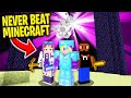 Minecraft But I was Forced to Teach Two Noobs How to Beat the Game