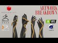 Artwork Breakdown Tutorial | Cinema 4D &amp; Redshift 3.0 | ZBrush 2023