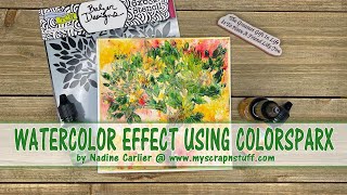 Creating Watercolor Images With ColorSparx & Stencils