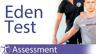 Eden Test | Thoracic Outlet Syndrome