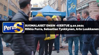 Riikka Purra, Sebastian Tynkkynen, Arto Luukkanen – suomalaiset ensin!