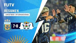Argentina vs Burkina Faso highlights (7-0) - Friendlies