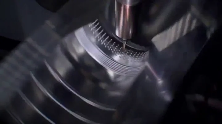 Milling an aluminium 7075 mould with 5 axis Hermle c42 ● wss014