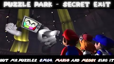 Puzzle Park (Secret Exit But Mr.Puzzles, SMG4, Mario & Meggy Sing It) FNF Mario’s Madness UST