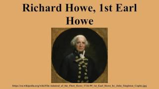 Richard Howe, 1st Earl Howe
