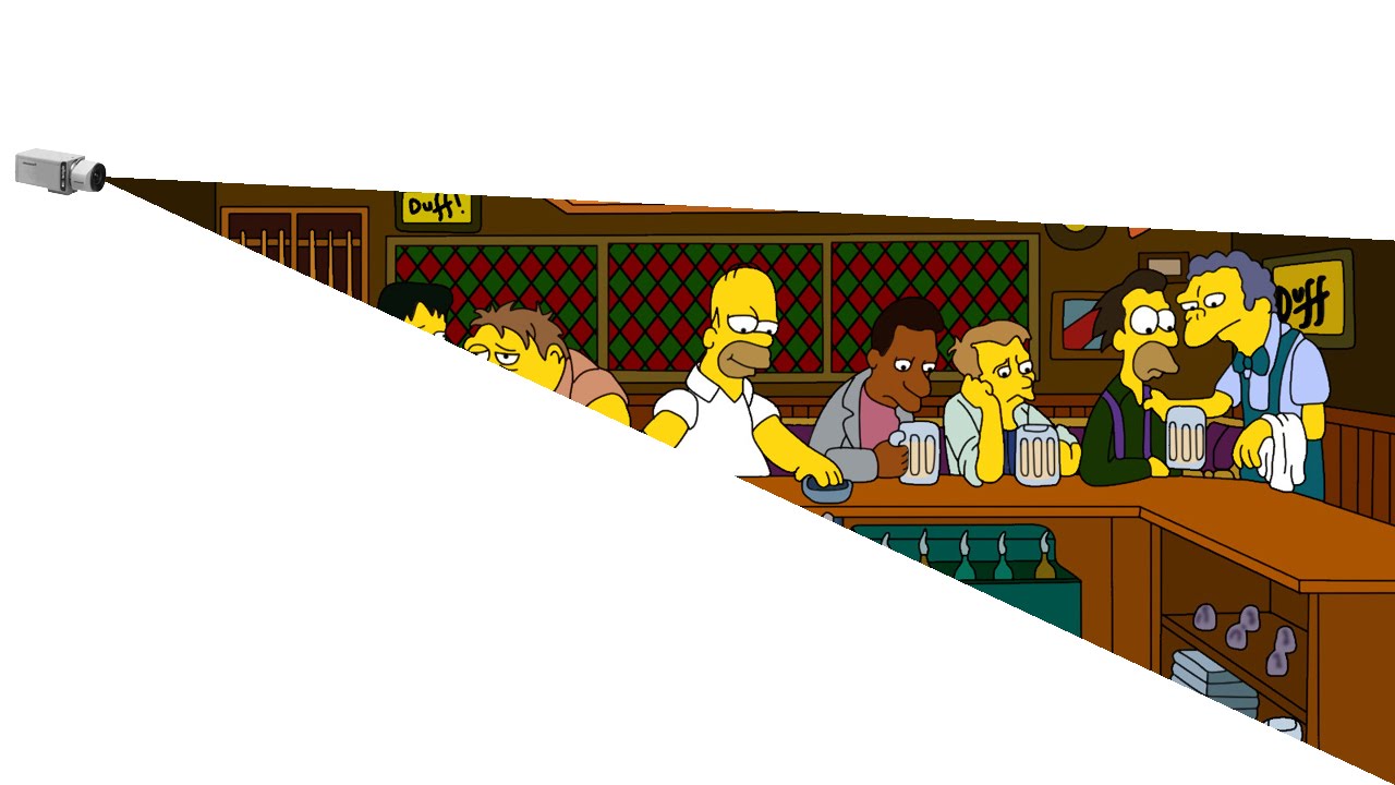 Как не надо устанавливать видеокамеры: угол обзора-2 - YouTube