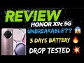 Unbreakable Phone? 😱 HONOR X9c 5G Drop Test & Review | Shocking Honest Review | 3 Days Battery Life