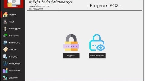 Program Penjualan Point Of Sales Minimarket dengan VB.Net
