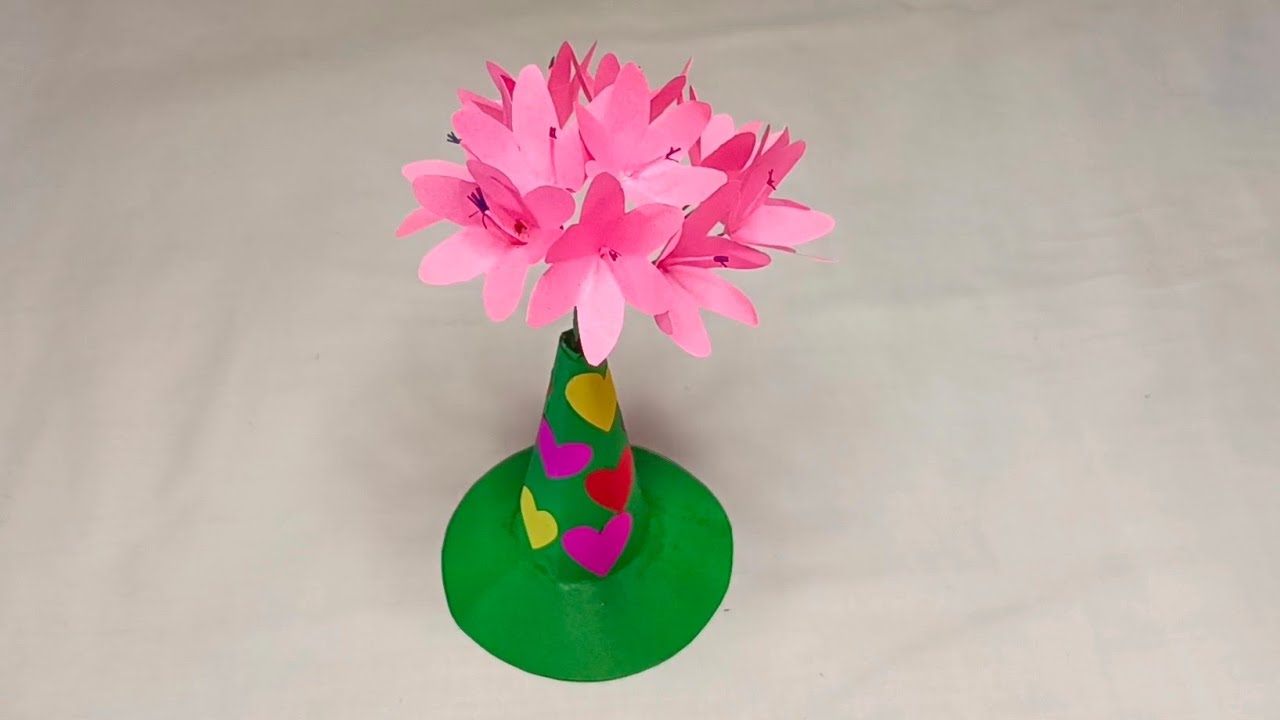 This Paper Flower Looks Real 😍 | Easy Handmade Flower Craft at Home