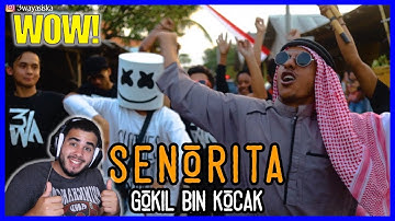 SENORITA - ARAB GOKIL vs Marshmello Ngawur MANTAV! | 3way asiska Cover Reaction!