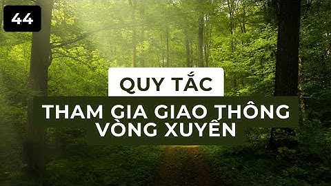 Quy tắc giao thông khi tham gia vòng xuyến, tìm hiểu quy ước lối ra khi dùng Google map dẫn đường.