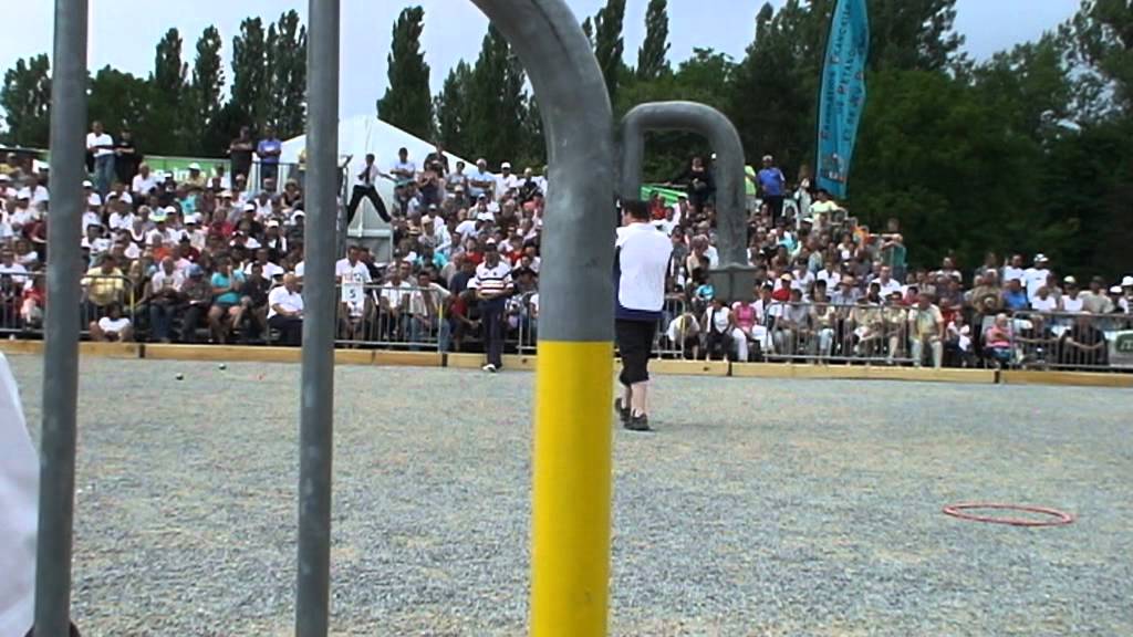 Miniature : Sport pétanque : finale du Championnat de France tête à tête 2011