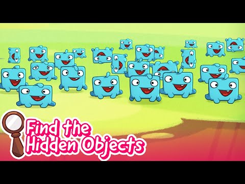 Видео: Help Om Nom to FIND all the HIDDEN Objects! 