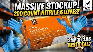 200 large gloves 2 times thicker from samsclub for 10 98