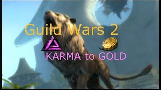 Guild Wars 2: Gold Guide - How To Convert Karma To Gold