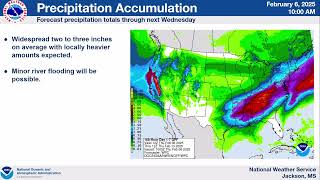 NWS Jackson, MS Weekly Weather Briefing: Feb 06, 2025