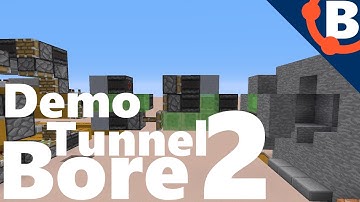 Automatic Tunnel Bore / Auto Miner [Showcase] | Redstone 1.11.2