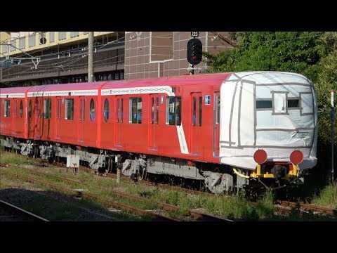 EF65 2081牽引 東京メトロ丸ノ内線2000系2101F 甲種輸送 2018.8.19【新型車両】