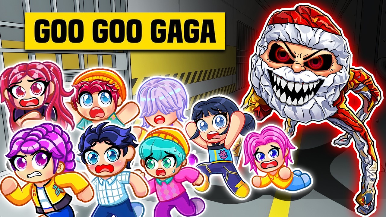 ¡Nuestros OCTILLIZOS son PERSEGUIDOS por GOO GOO GA GA en Roblox! | Kpop Demon Hunters