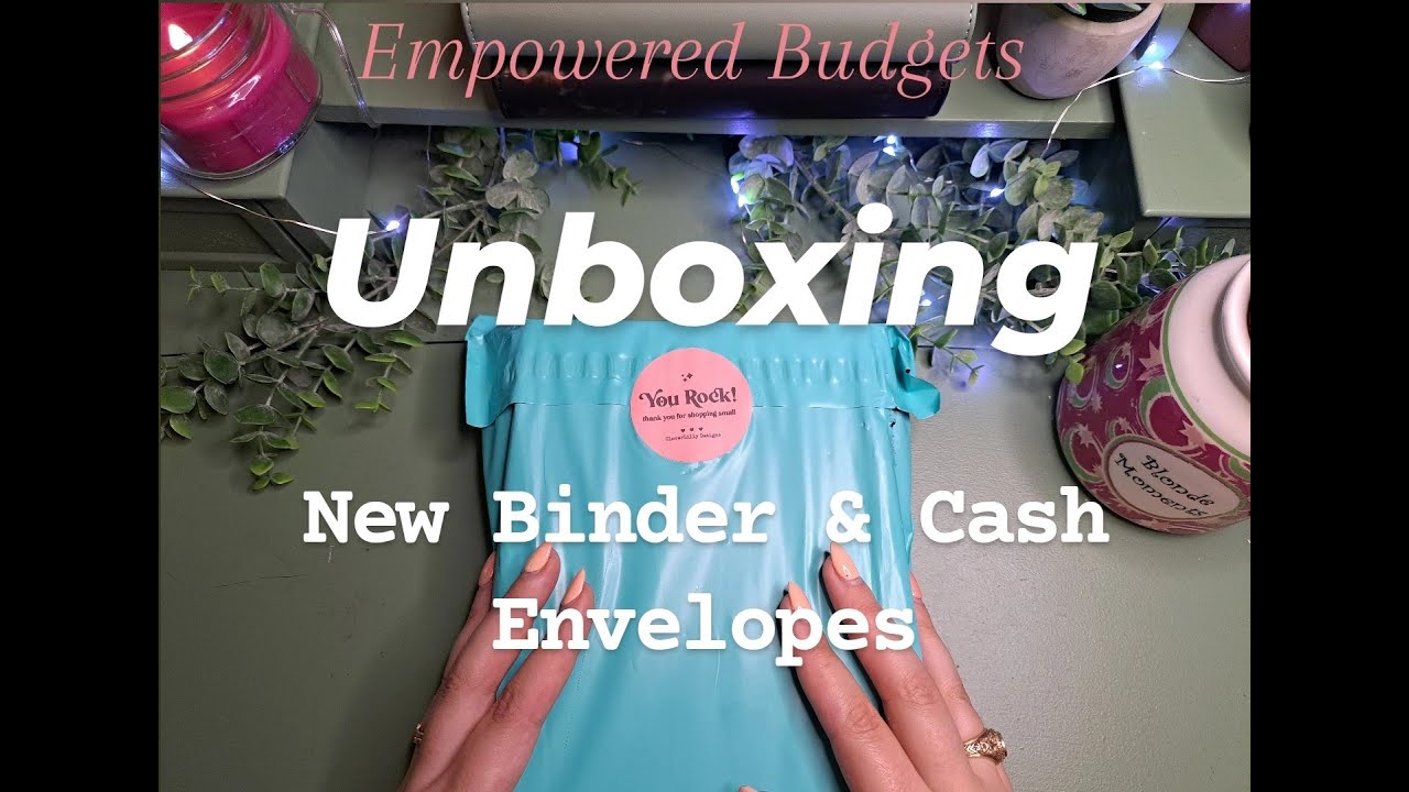 My New Cash Stuffing Binder, Unboxing