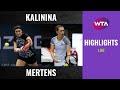 Anhelina Kalinina vs. Elise Mertens | 2020 Linz First Round | WTA Highlights