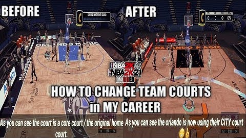 HOW TO CHANGE THE COURTS IN MY CAREER USING RED MC | NBA2K14 -2K21 MODDED