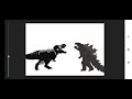 Venom Rex vs Godzilla Savaş animasyon